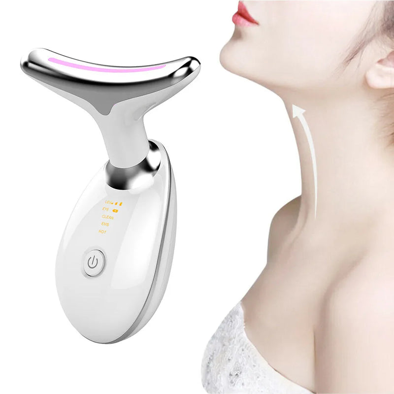 Vibe Geeks Neck and Face Skin Tightening IPL Skin Care Device- USB Charging