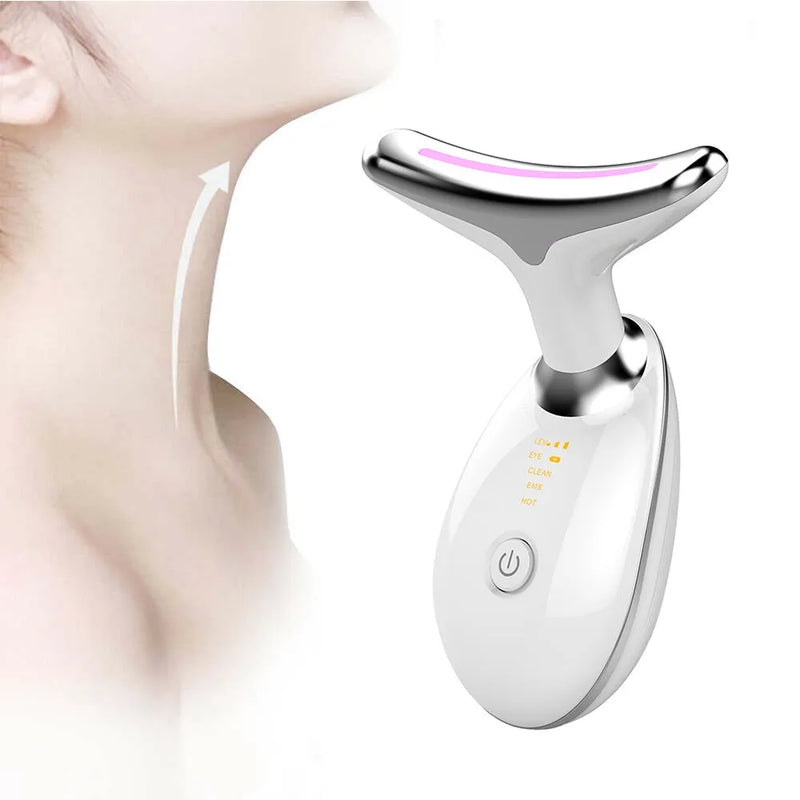 Vibe Geeks Neck and Face Skin Tightening IPL Skin Care Device- USB Charging